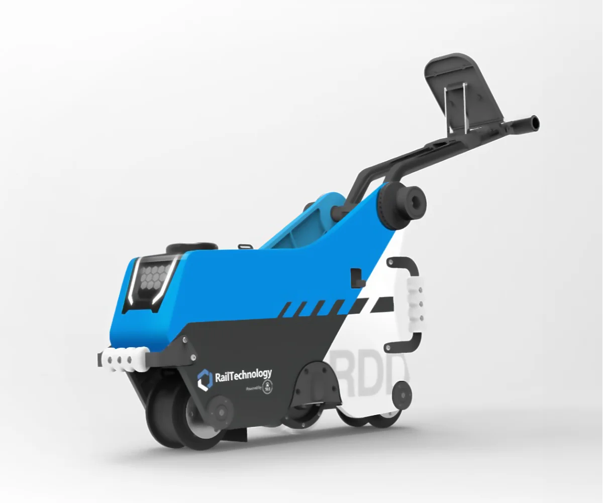 Rail corrugation and acoustic roughness measuring trolley for tracks and switches, Suitable for vignola and grooved rails Single Rail or Dual Rail trolley versions